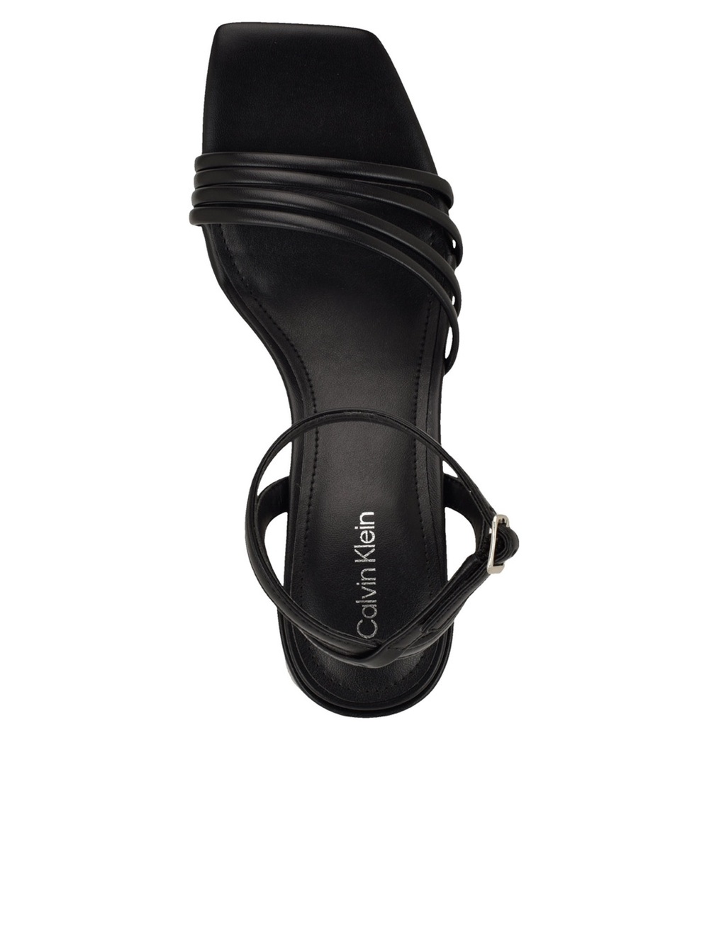 NWT! Calvin Klein Women's Pazey Strappy Block Heel Dress Sandals in black size 9 - Picture 10 of 11